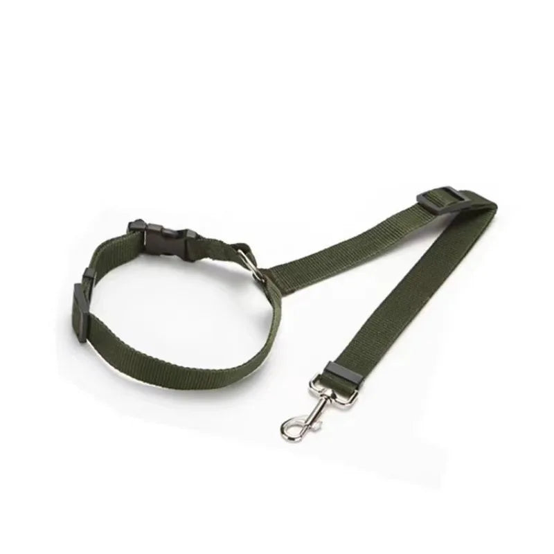 SafeRide DuoLeash – 2-in-1 Car Seat Belt & Walking Leash for Dogs on the Move